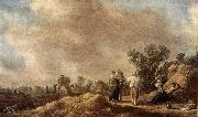 Jan van Goyen Haymaking. oil painting
